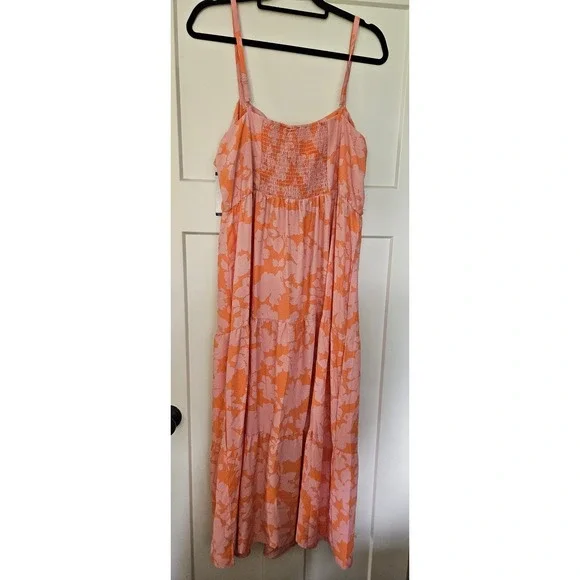 Social Standard by sanctuary smocked back dress floral NWT size XXL - Picture 5 of 8